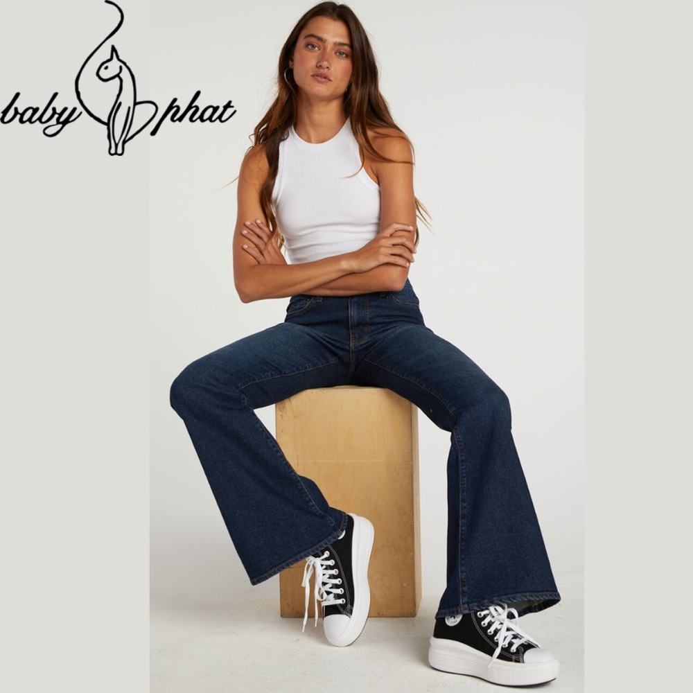 Vintage Y2K Baby Phat Straight Leg Bootcut Jeans